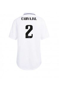 Fotbalové Dres Real Madrid Daniel Carvajal #2 Dámské Domácí Oblečení 2022-23 Krátký Rukáv